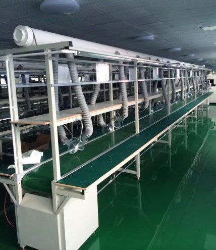 五金加工皮帶流水線